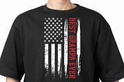 Best Dad Ever American Flag Shirt, a Graphic by Vector Portal (Thumbnail 7 of 10)
