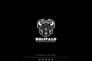 Buffalo mascot Logo Design, a Branding & Logo Template by Artnivora.Std