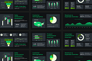 Dashboard Statistic Kit, a Presentation Template by Sixtemp (Thumbnail 2 of 3)