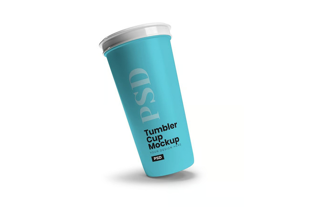 Tumbler Cup Mockup Template, a Cups & Container Mockup by DesignRushMarket (Photo 3 of 6)