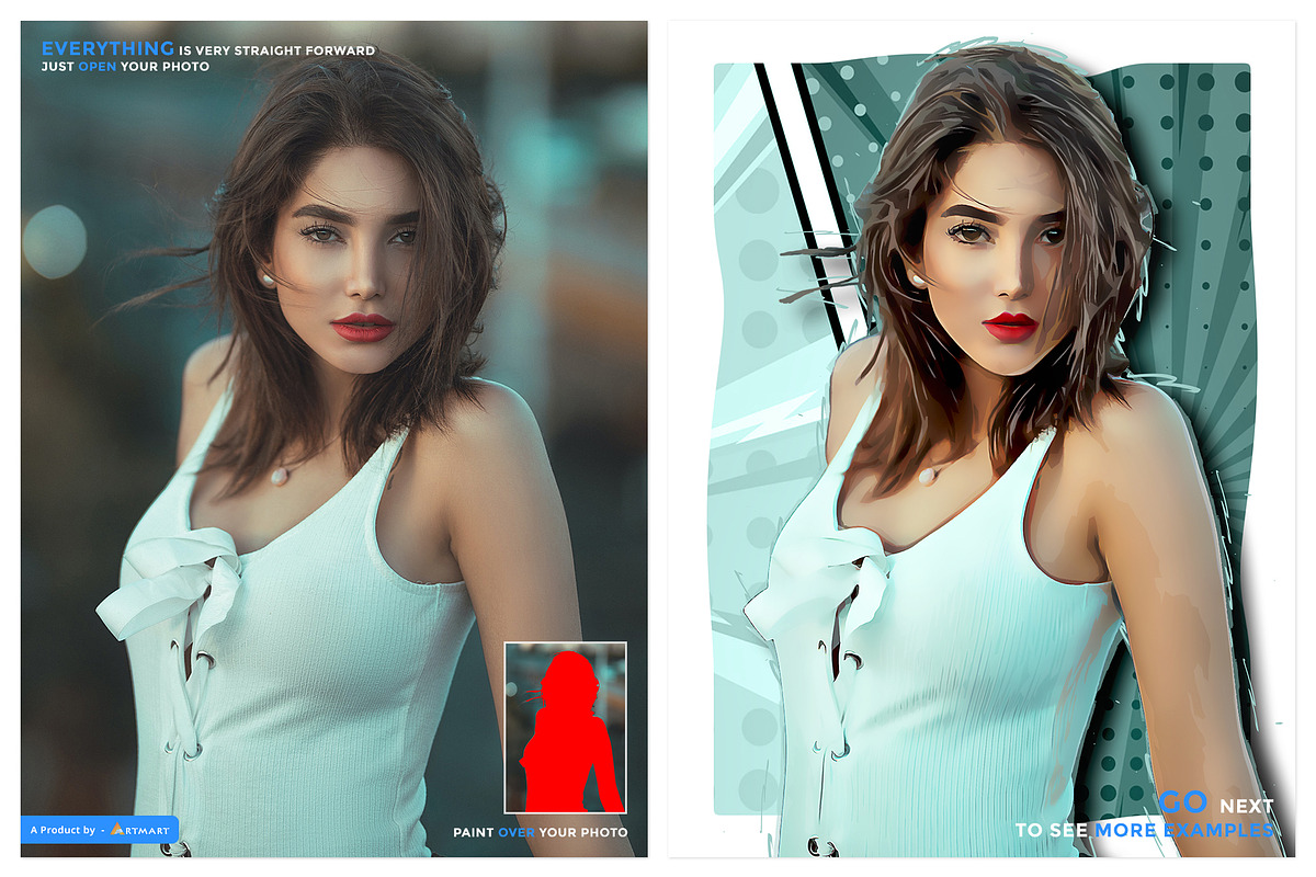 Aartoon - Vectorizer PS Action, an Action Add-On by A R T M A R T (Photo 2 of 10)