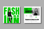 Fashion Social Media Template Design, a Social Media Template by MightyDesign (Thumbnail 3 of 8)