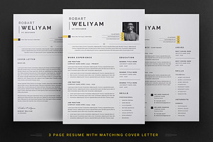 Resume CV / Cover Letter Template