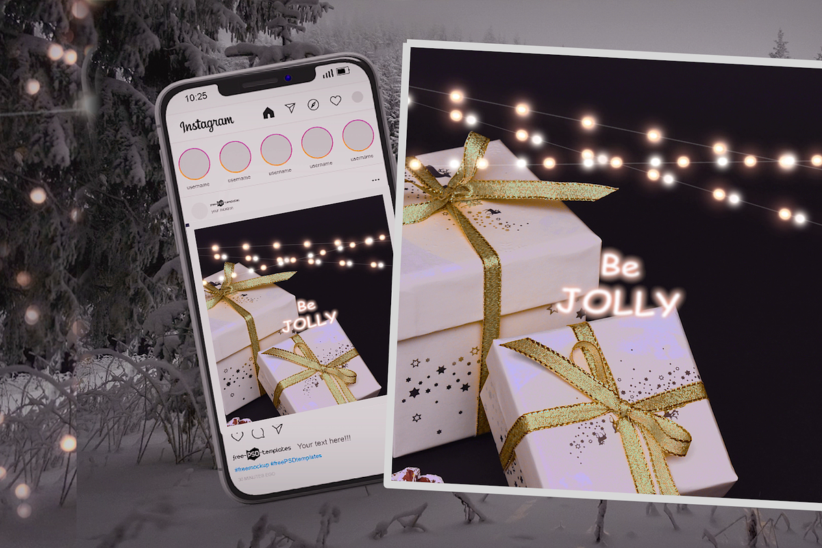 Animated Illumination  insta Frames, a Social Media Template by oKOLOstyle (Photo 5 of 9)