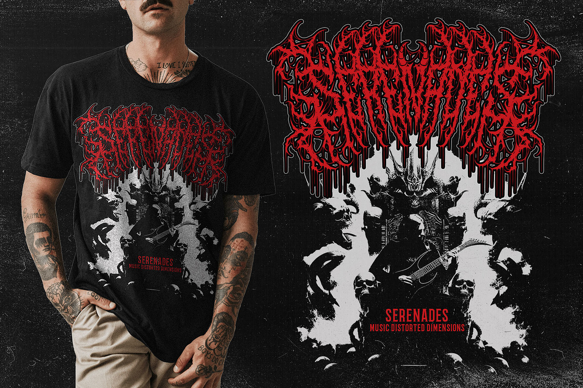 GOATHAM DEATH METAL FONT, a Blackletter Font by Fonday Studio (Photo 8 of 17)