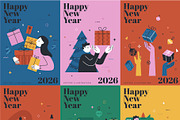 Digital Christmas. 24 Scenes., a Seasonal Illustration by Andrew Kras Design (Thumbnail 5 of 8)