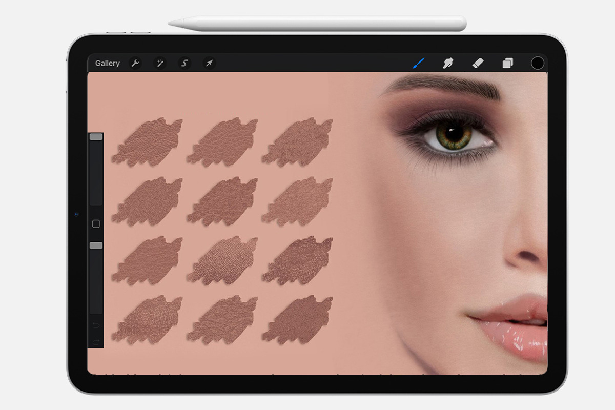 Portrait Brushes for Procreate, a Brush Add-On by FaeryDesign (Photo 3 of 7)