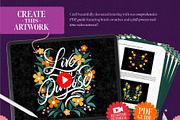 The Mega Floral Composition Kit, a Brush Add-On by Nico-Ng (Thumbnail 36 of 46)