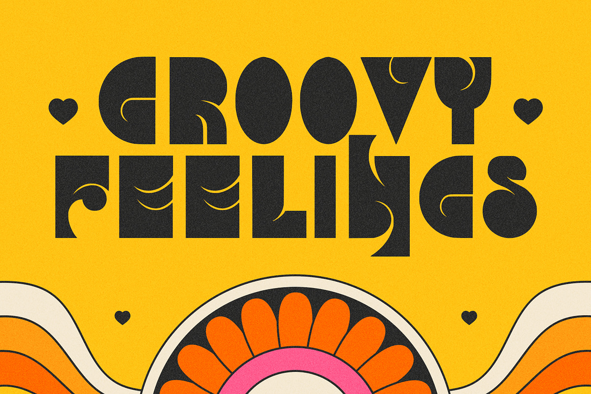 Gapumir Groovy Display Font, a Sans Serif Font by Maulana Creative (Photo 7 of 7)