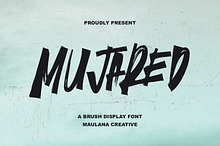 Mujared Brush Font