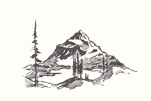 Collection Of Mountain Landscapes