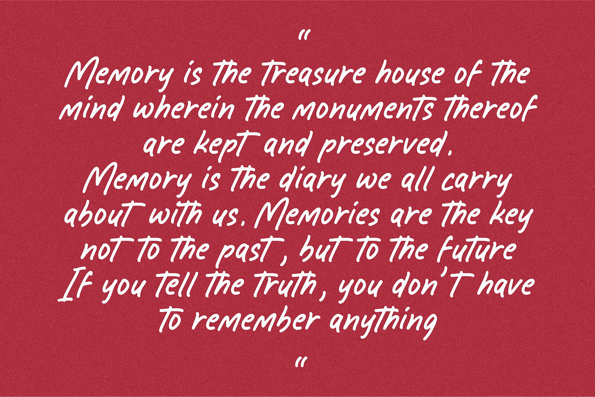 Grand Memories Font, a Script Font by Balpirick Studio (Photo 3 of 4)