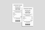 Store Receipt Mockup, a Product Mockup by xavier_studio (Thumbnail 4 of 5)