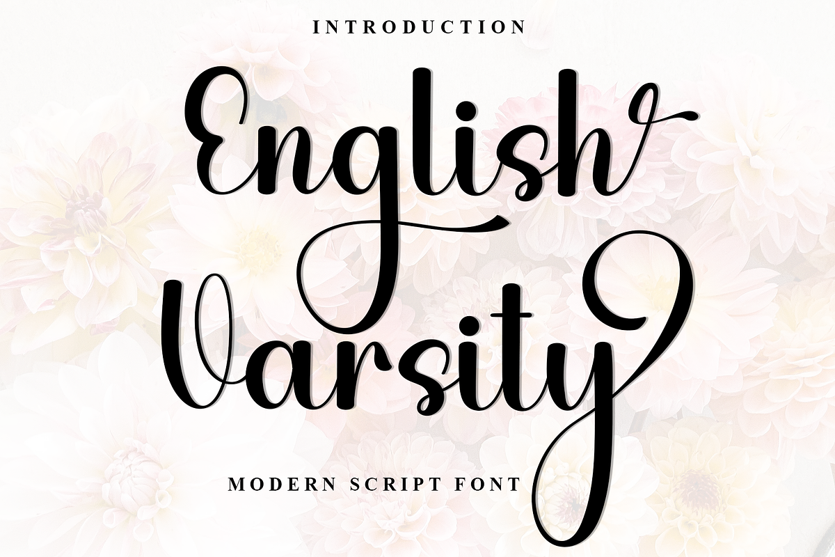 English Varsity, a Handwritten Font by FreshTypeINK (Photo 1 of 8)