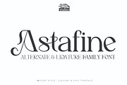 Astafine - Serif Typeface Family, a Serif Font by Rishsketch (Thumbnail 15 of 16)
