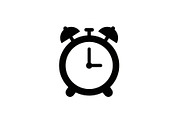 Alarm Clock Silhouette Vector Bundle, an Illustration by Creativeshirt (Thumbnail 48 of 51)