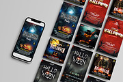 Bundle: 9 Halloween Banners (PSD), a Social Media Template by PixelsDesign (Thumbnail 4 of 4)