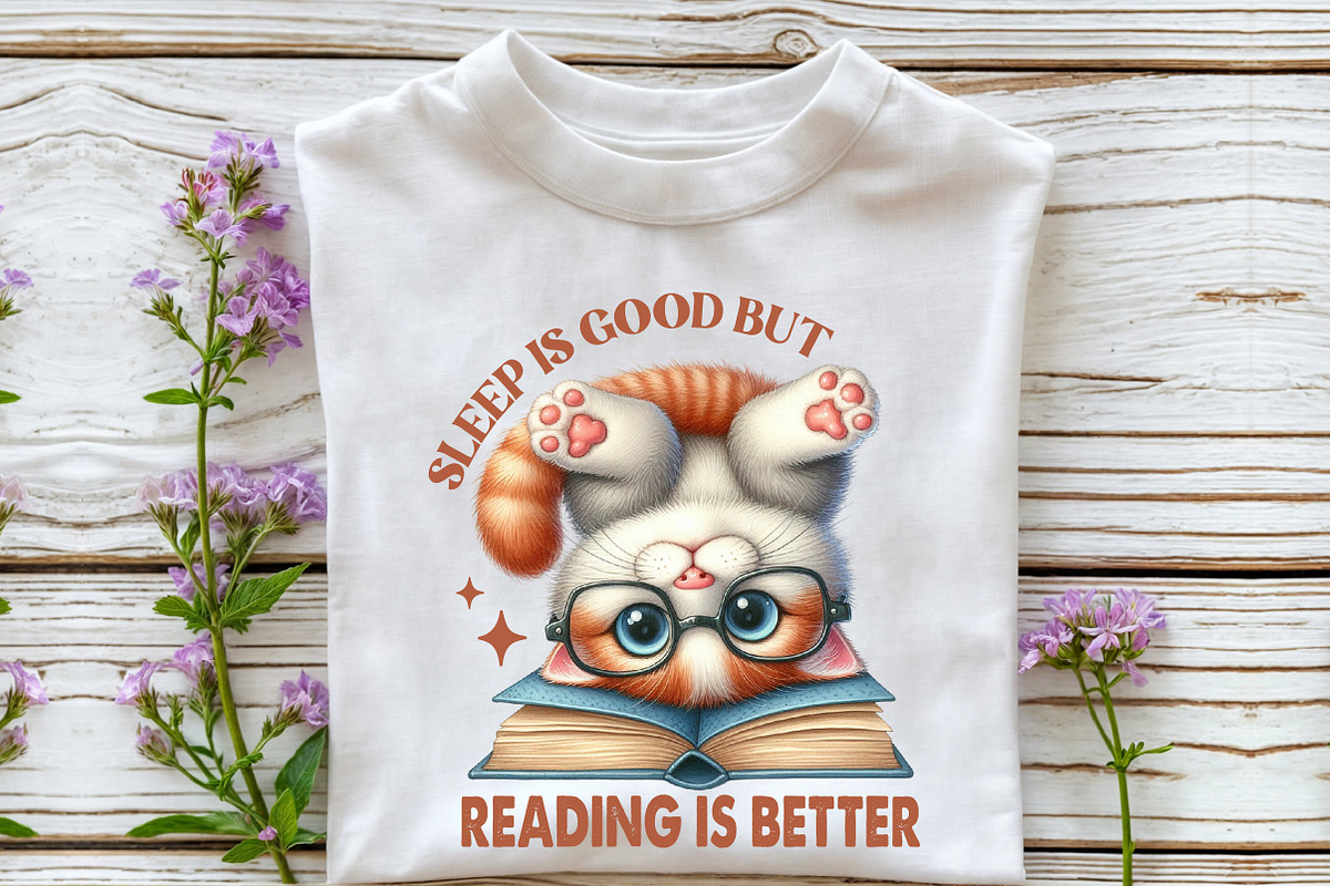 Sleep is Good but Reading is Better, an Illustration by Rose Art (Photo 6 of 6)