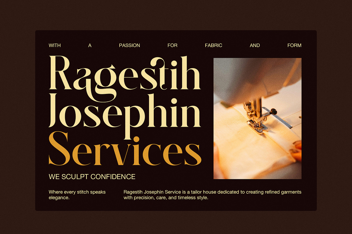 Gafilen Elegant Serif Font, a Serif Font by Graphicxell (Photo 3 of 8)