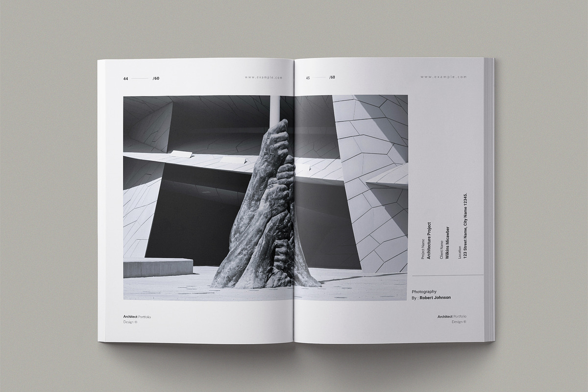 Architecture Portfolio Template, a Brochure Template by TemplateFolio-Shop (Photo 16 of 25)