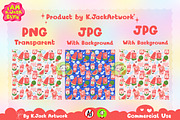 Cute Watermelon Soda Drink Seamless, a Background Graphic by K.JackArtwork (Thumbnail 3 of 8)
