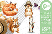 Vintage Summer Camp Sublimation, a Decorative Illustration by Artnoy (Thumbnail 13 of 18)