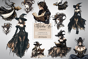 Reading ghost and Victorian witch, an Object Graphic by Invite to Clipart (Thumbnail 1 of 7)