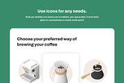 Coffee Business 3D icon set, an Object 3D Model by Nate Studios (Thumbnail 5 of 6)