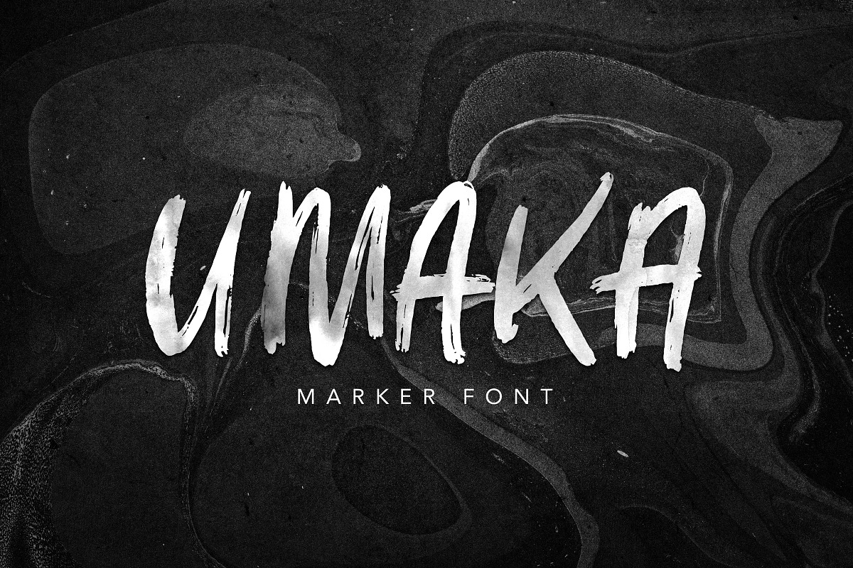 Umaka - Marker Font
