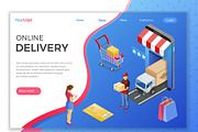 Online Internet Shopping Delivery, a Person Illustration by TAlex (Thumbnail 4 of 6)