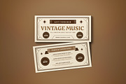 Vintage Music Voucher, a Card Template by graphicook (Thumbnail 1 of 3)