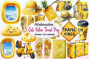 Cute Yellow Travel PNG, a Graphic by CitraGraphics (Thumbnail 1 of 4)