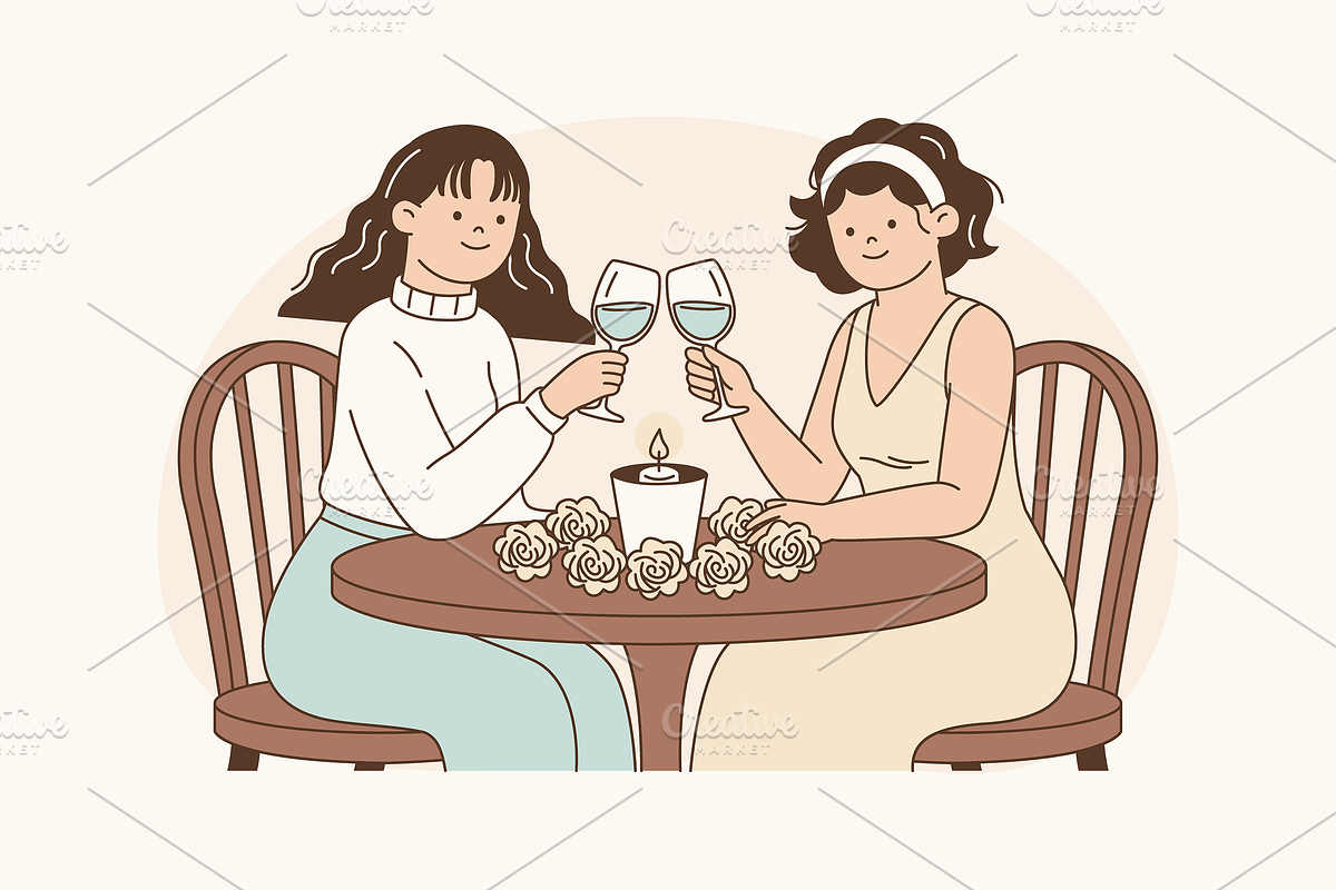 Everyday Romance Illustration, an Object Graphic by Jump Studio (Photo 12 of 12)