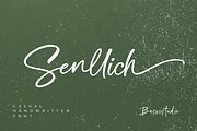 Senllich Handwritten Font, a Handwritten Font by Basnistudio (Thumbnail 1 of 14)