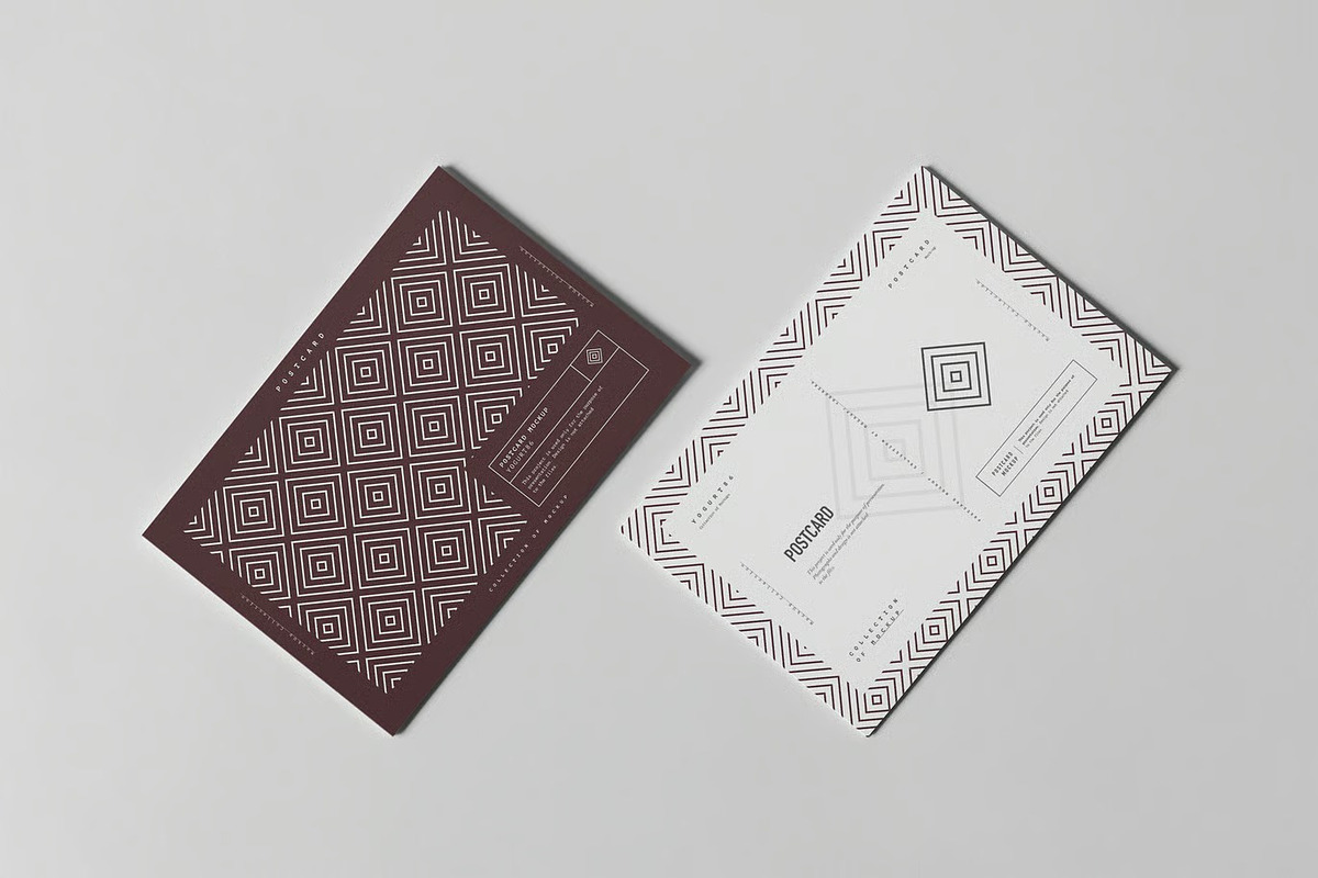 Postcard Mock-up, an Advertising Mockup by zippypixelstudio (Photo 4 of 8)
