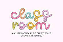 Classroom - Handwritten Font