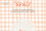 Boho Fall Floral Watercolor Clipart, a Background Graphic by Essem Creatives (Thumbnail 6 of 9)