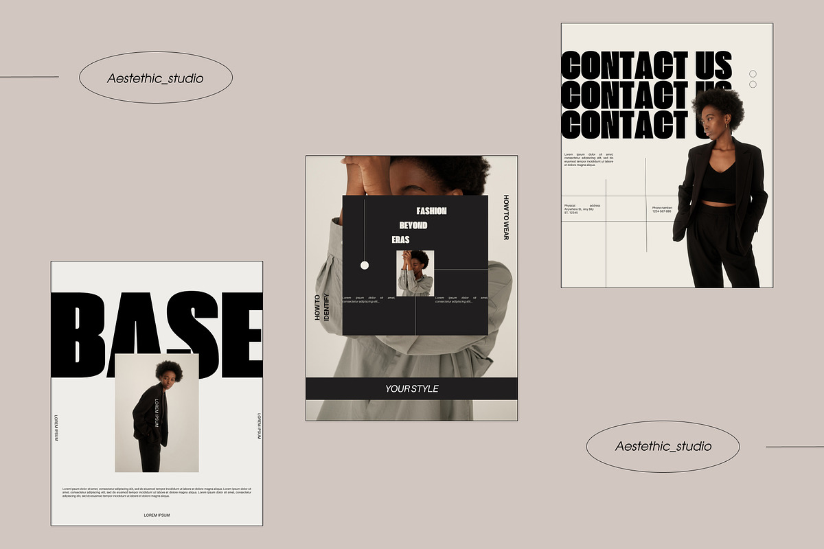 ADAM - Instagram Template Kit, a Templates & Theme by GothicStudio (Photo 8 of 10)