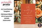Golden Hour Wedding Card Mockup PSD, a Product Mockup by Printable Pretty Studio (Thumbnail 3 of 10)