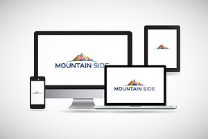 68% Off Mountain - Logo Design