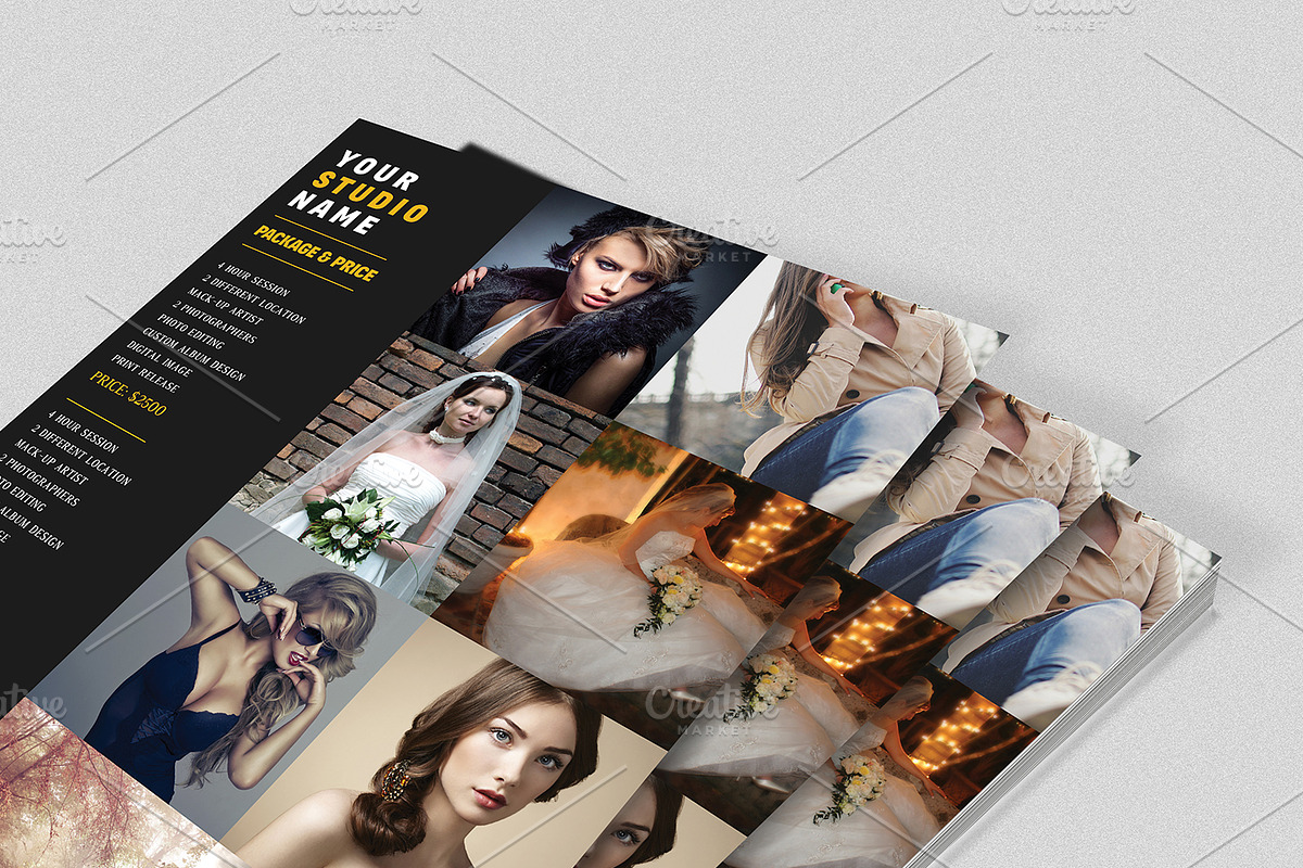 Photography Price List Flyer, a Flyer Template by SmmrDesign (Photo 5 of 6)