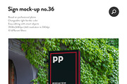50 sign facade signboard logo mock, a Product Mockup by PrintPixel (Thumbnail 38 of 53)