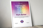 Certificate Word | PSD | AI, a Stationery Template by Curve Design (Thumbnail 3 of 3)