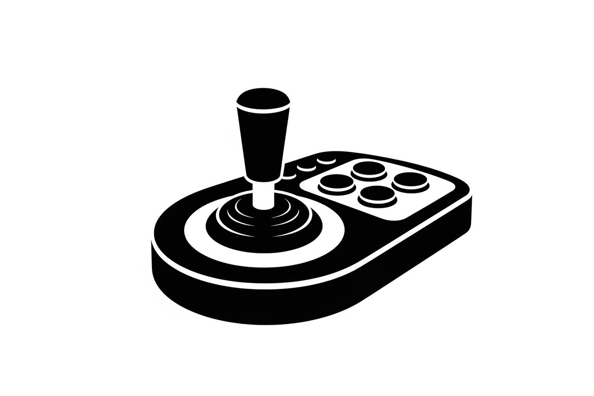 50 Retro Gaming Joystick Vector Bund, an Illustration by Creativeshirt (Photo 40 of 51)