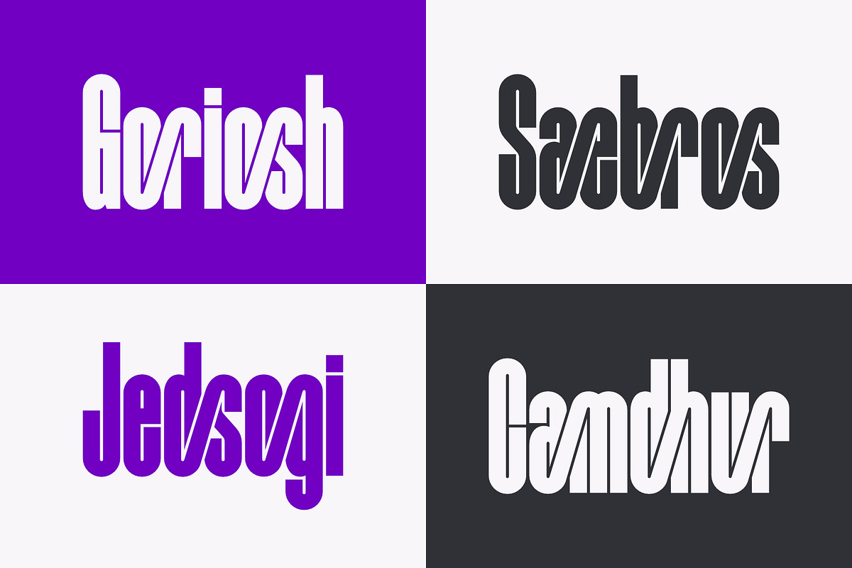 Rasedron - Modern Logo Font, a Sans Serif Font by Sealoung (Photo 4 of 8)