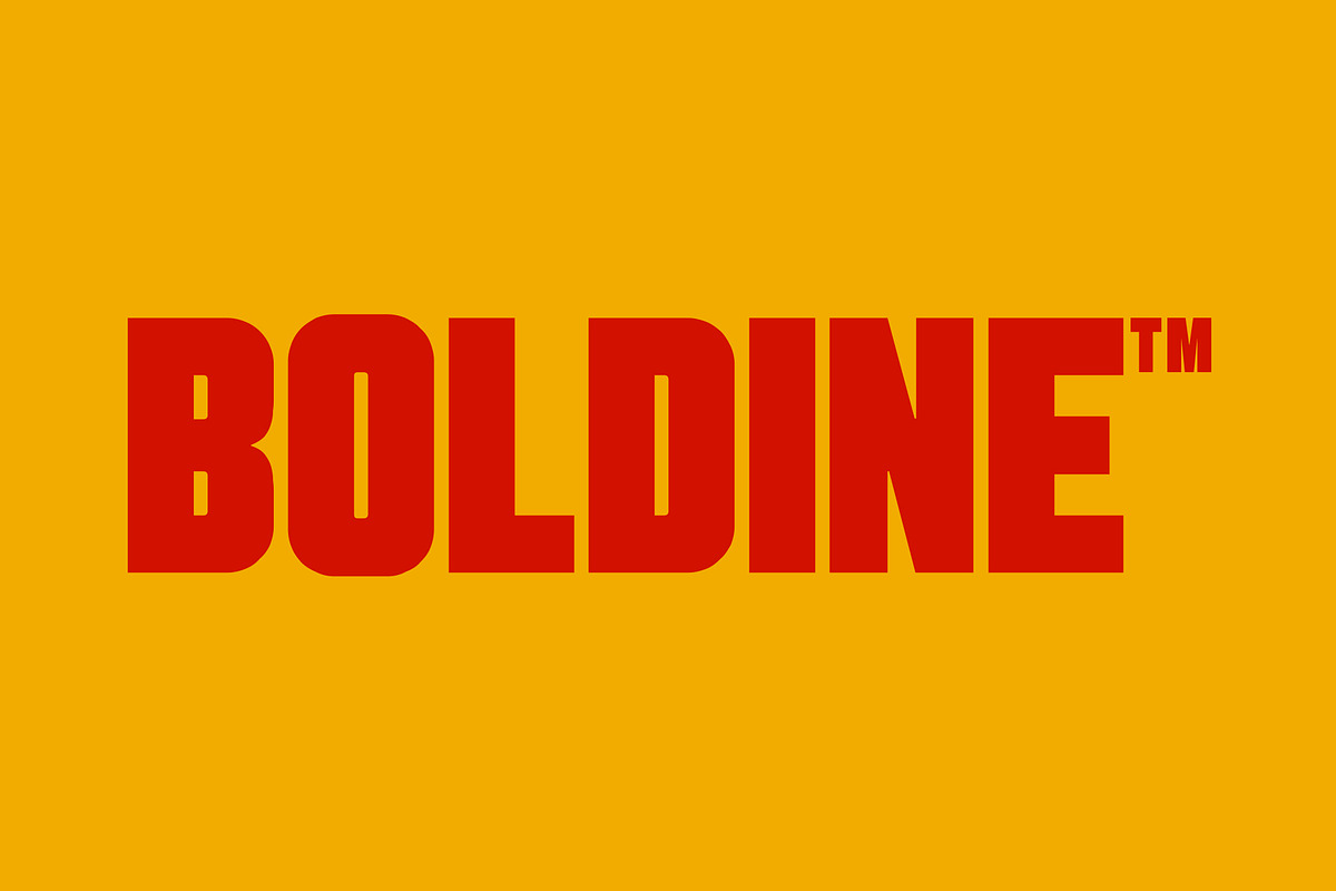 Boldine: urban & bold sans