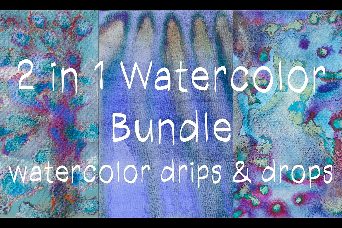 Drips + Drops 2 in 1 Bundle, a Background Graphic by Eryn Rose Design (Photo 4 of 20)