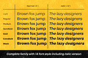 RDS Weight - Modern Type, a Sans Serif Font by M-Sarif (Thumbnail 3 of 10)