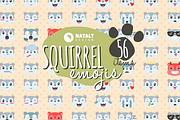 Squirrel Emojis, an Emoji Icon by NatBurger (Thumbnail 1 of 4)