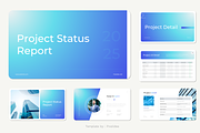 Project Status Report Powerpoint, a Presentation Template by Pixslides (Thumbnail 2 of 4)
